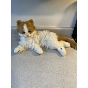 FurReal Friends Orange and White Lulu My Cuddlin' Kitty Cat Interactive Read
